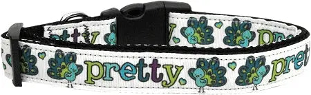 Pretty As A Peacock Nylon Dog Collar Xl Default Title