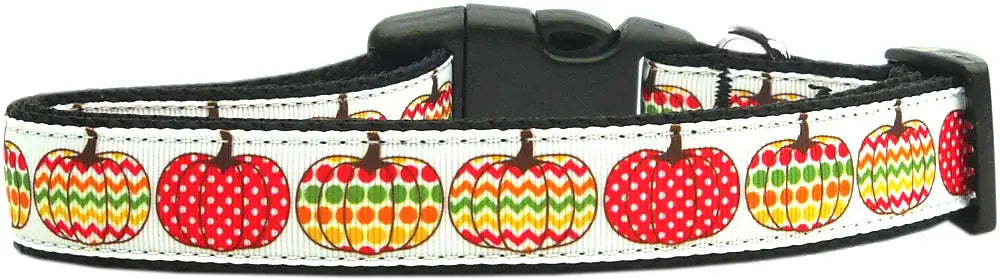 Pretty Pumpkins Nylon Cat Collar Default Title