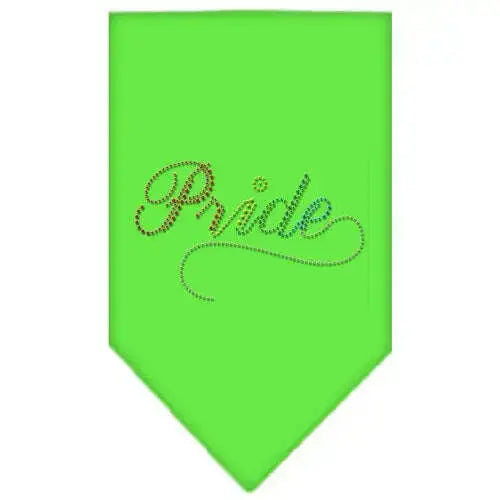 Pride-Rhinestone-Bandana-Lime-Green-Small-GreatEagleInc-333879656