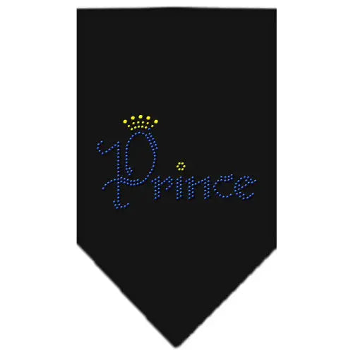 Prince Rhinestone Bandana Black Large Default Title