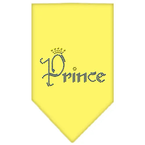 Prince Rhinestone Bandana Yellow Small Default Title