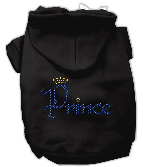 Prince Rhinestone Hoodies Black Xl Default Title