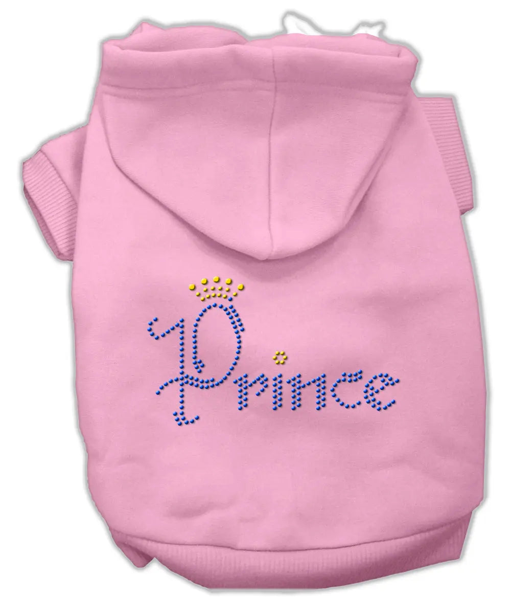 Prince Rhinestone Hoodies Pink Xxxl Default Title