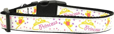 Princess Nylon Dog Collar Medium Narrow Default Title
