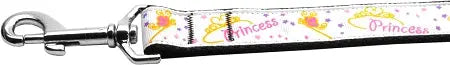 Princess Nylon Dog Leash 5/8 Inch Wide 6ft Long Default Title