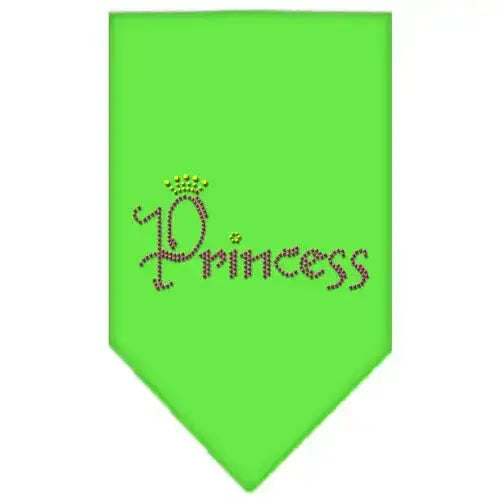 Princess-Rhinestone-Bandana-Lime-Green-Small-GreatEagleInc-333787473