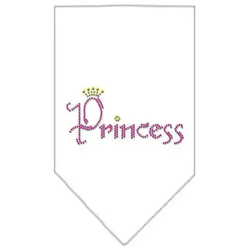 Princess-Rhinestone-Bandana-White-Large-GreatEagleInc-333787539