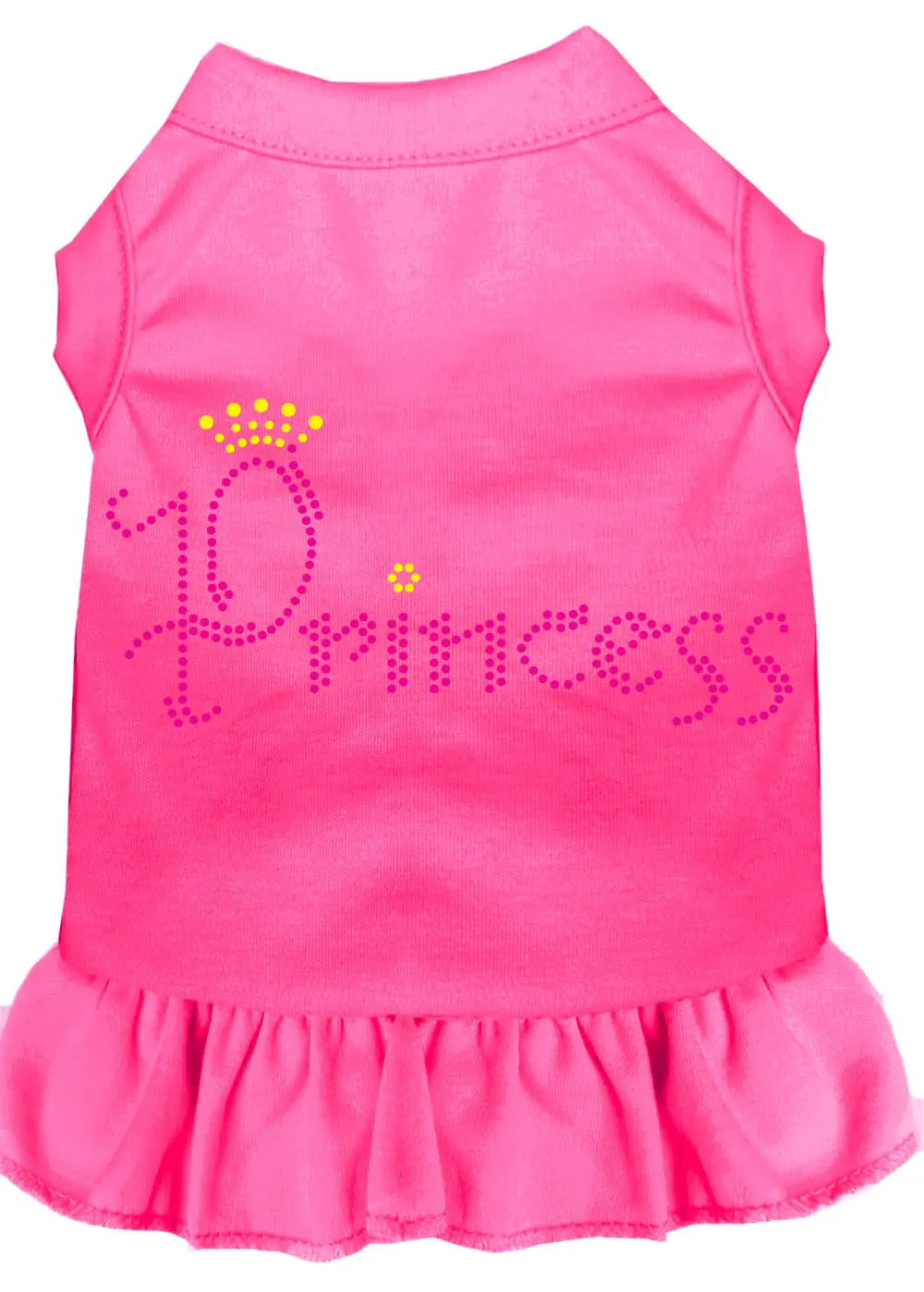 Princess Rhinestone Dress Bright Pink Sm Default Title