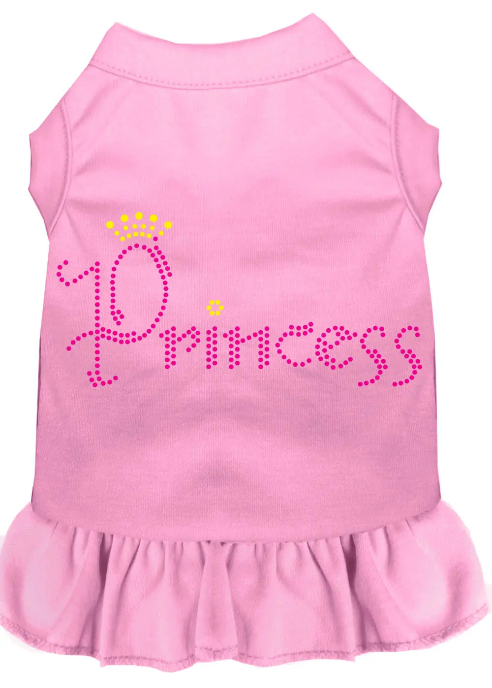 Princess Rhinestone Dress Light Pink Med Default Title