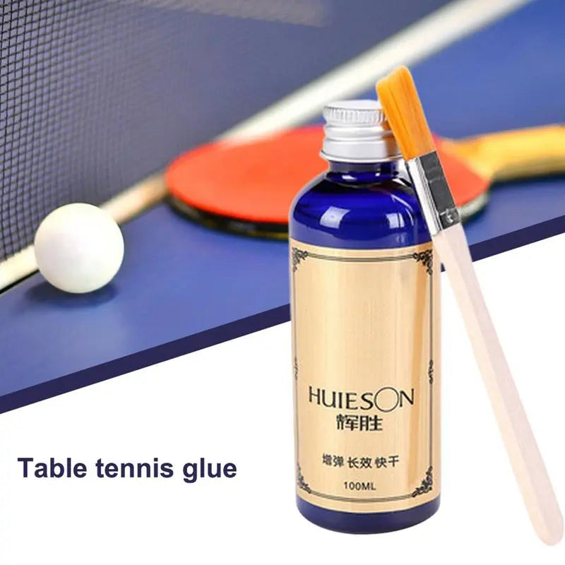 Professional 100ml Super Liquid Speed With Special Brush Ping-pong Racket Rubbers Table Tennis Glue For Schoolboy Accessories