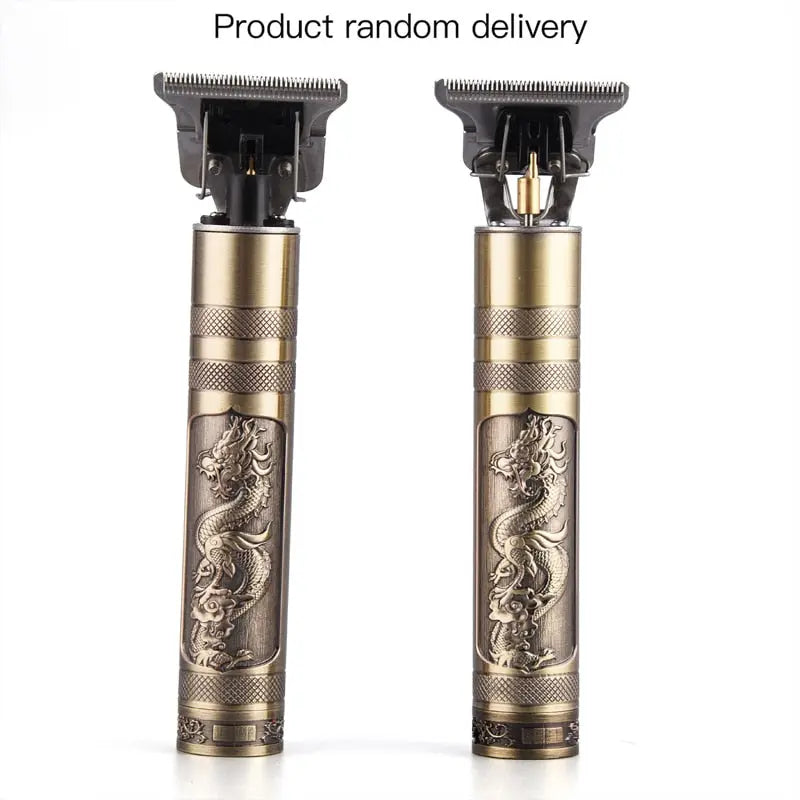 Professional Rechargeable Hair Clipper Barber Carving T Outliner Blade Hairdressing Hair Trimmer Buddha Close Cuttting Charger