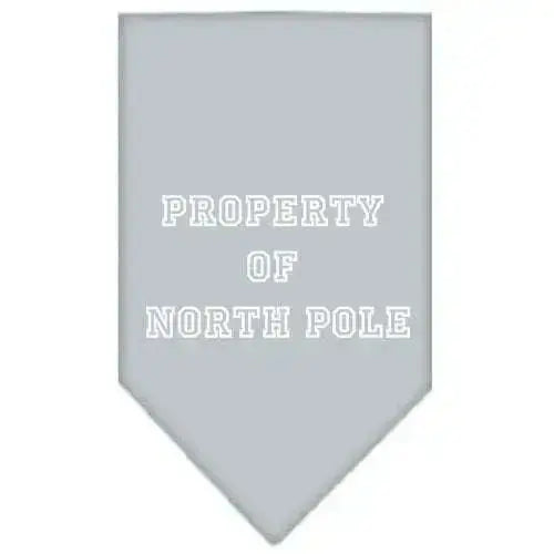 Property-Of-North-Pole-Screen-Print-Bandana-Grey-Small-GreatEagleInc-319831730