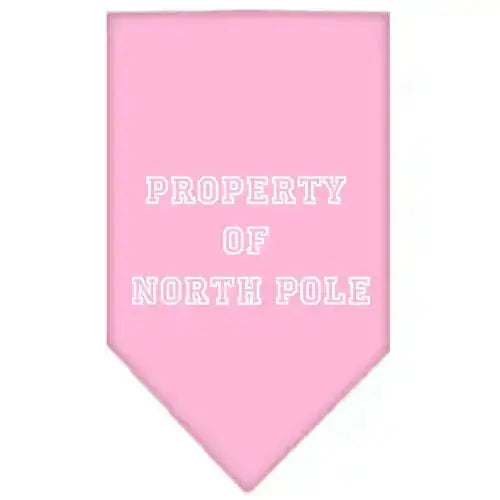 Property-Of-North-Pole-Screen-Print-Bandana-Light-Pink-Small-GreatEagleInc-319831532