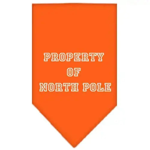 Property-Of-North-Pole-Screen-Print-Bandana-Orange-Large-GreatEagleInc-319832535