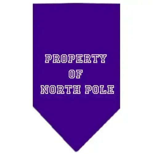 Property-Of-North-Pole-Screen-Print-Bandana-Purple-Large-GreatEagleInc-319832471