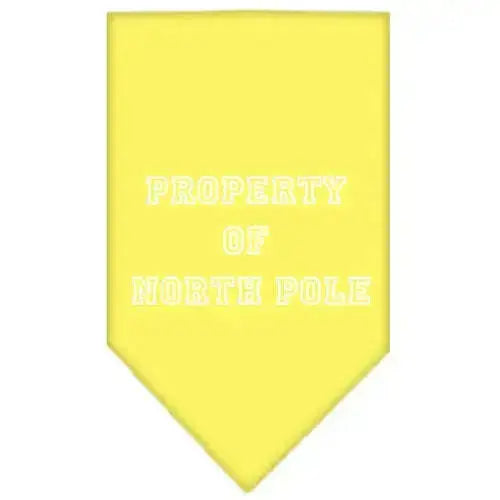Property-Of-North-Pole-Screen-Print-Bandana-Yellow-Large-GreatEagleInc-319832149