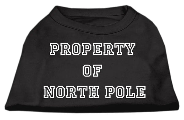 Property Of North Pole Screen Print Shirts Black L Default Title