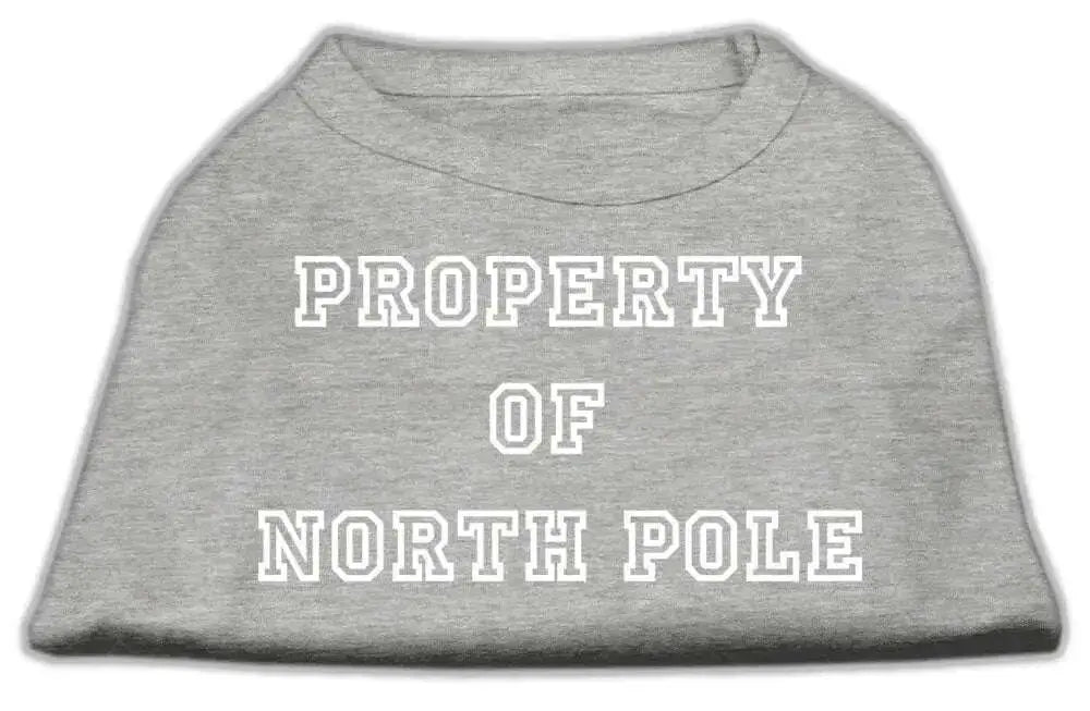 Property-Of-North-Pole-Screen-Print-Shirts-Grey-M-GreatEagleInc-318858018