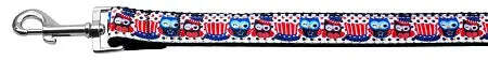 Proud-Owls-Nylon-Ribbon-Dog-Collars-1-Wide-4ft-Leash-GreatEagleInc-318911117