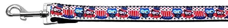 Proud Owls Nylon Ribbon Dog Collars 1 Wide 4ft Leash Default Title