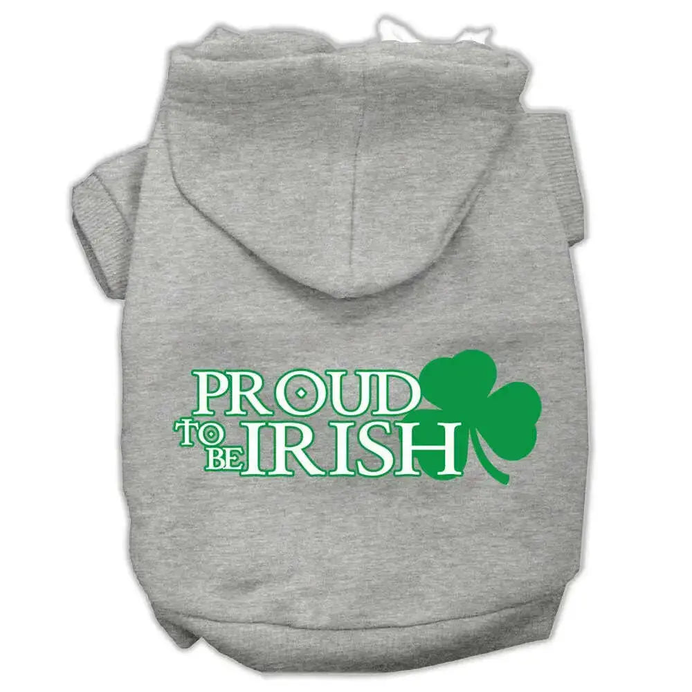 Proud-To-Be-Irish-Screen-Print-Pet-Hoodies-Grey-Size-Sm-GreatEagleInc-319776295