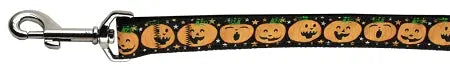 Pumpkins Nylon Ribbon Pet Leash 1 Wide 4ft Default Title