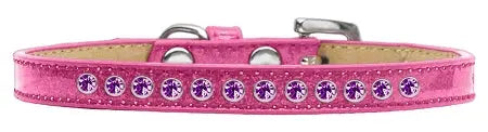 Purple Crystal Size 12 Pink Puppy Ice Cream Collar Default Title