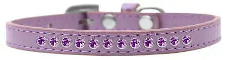 Purple-Crystal-Size-16-Lavender-Puppy-Collar-GreatEagleInc-333911164