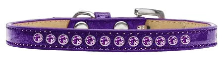 Purple Crystal Size 8 Purple Puppy Ice Cream Collar Default Title