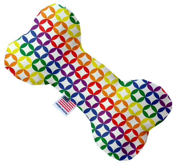 Rainbow Bright Diamonds 8 Inch Bone Dog Toy Default Title
