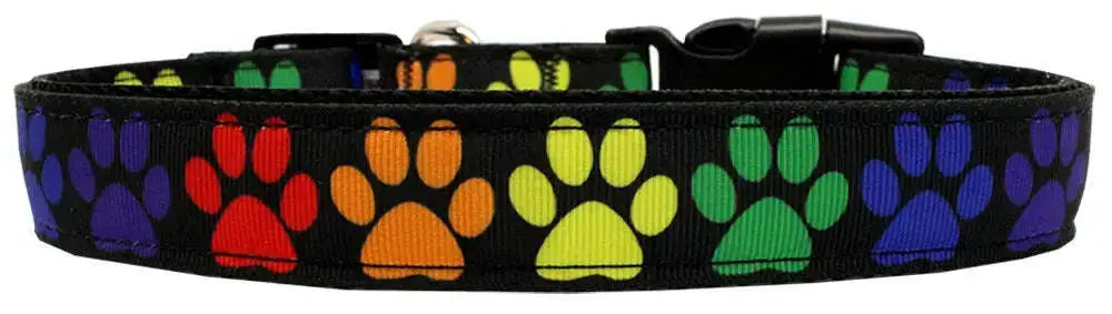 Rainbow-Paws-Nylon-Dog-Collar-Md-GreatEagleInc-334330789