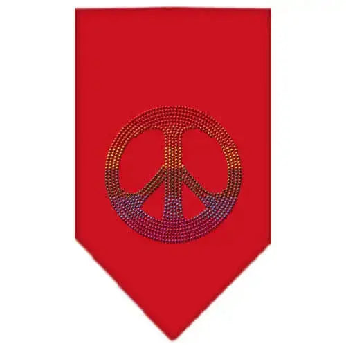 Rainbow-Peace-Sign-Rhinestone-Bandana-Red-Large-GreatEagleInc-319115085