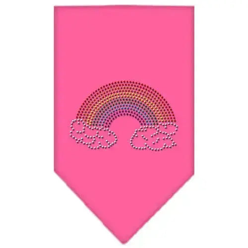 Rainbow-Rhinestone-Bandana-Bright-Pink-Small-GreatEagleInc-333786991