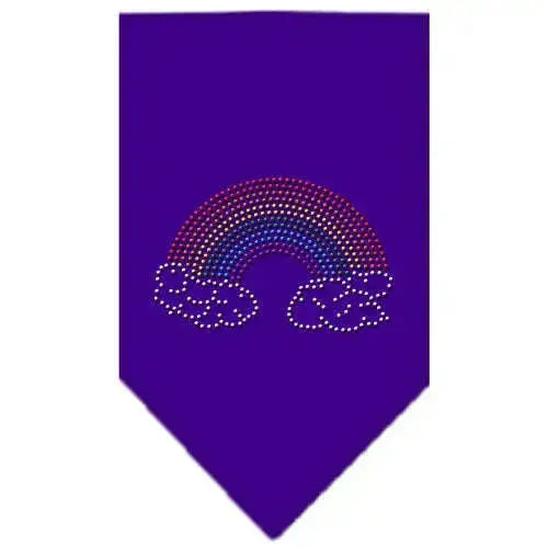 Rainbow-Rhinestone-Bandana-Purple-Small-GreatEagleInc-333786849