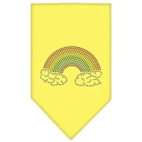 Rainbow-Rhinestone-Bandana-Yellow-Small-GreatEagleInc-333786766