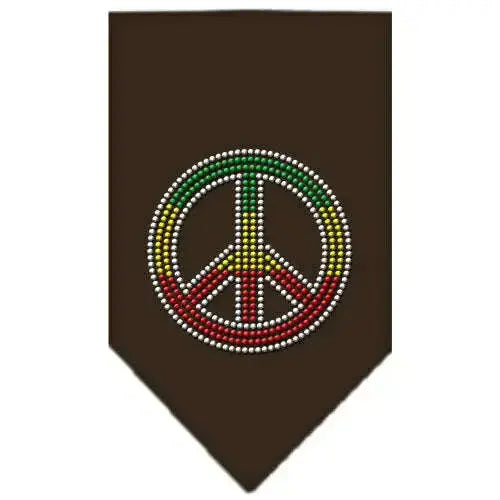 Rasta-Peace-Rhinestone-Bandana-Cocoa-Small-GreatEagleInc-333785674