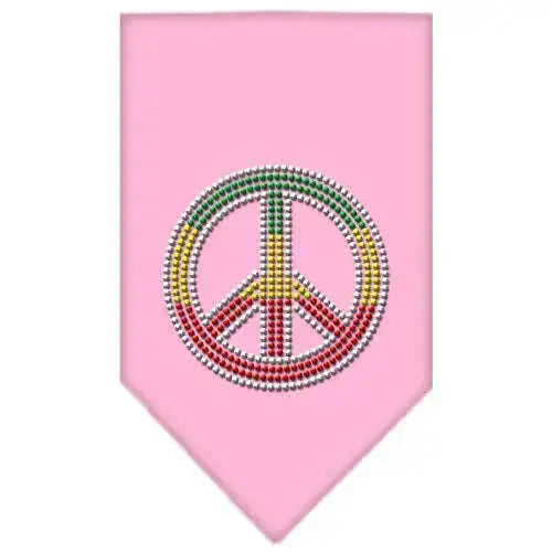Rasta-Peace-Rhinestone-Bandana-Light-Pink-Small-GreatEagleInc-333785552