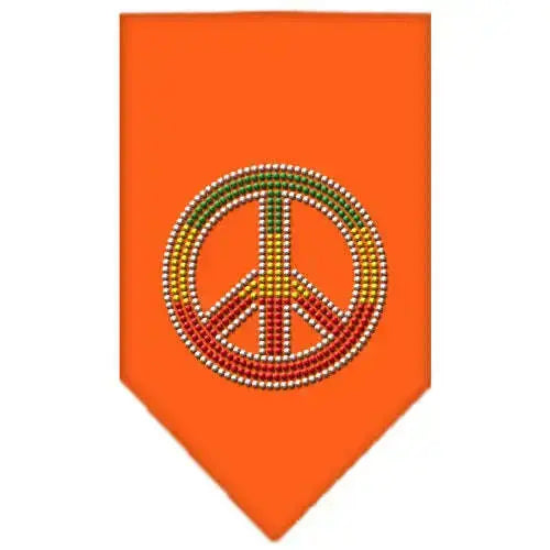Rasta-Peace-Rhinestone-Bandana-Orange-Small-GreatEagleInc-319112857