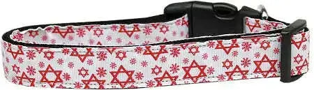 Red-Star-Of-David-Nylon-Dog-Collar-Xl-GreatEagleInc-320015032