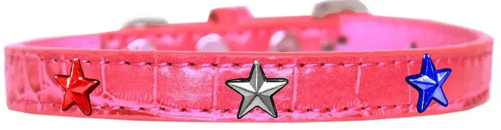 Red_-White-And-Blue-Star-Widget-Croc-Dog-Collar-Bright-Pink-Size-16-GreatEagleInc-319977946