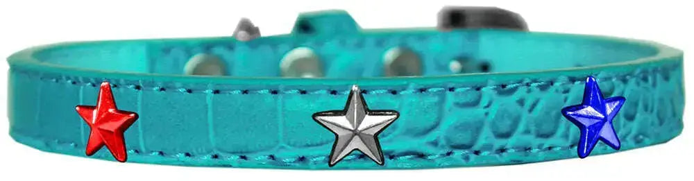Red_-White-And-Blue-Star-Widget-Croc-Dog-Collar-Turquoise-Size-14-GreatEagleInc-319981514