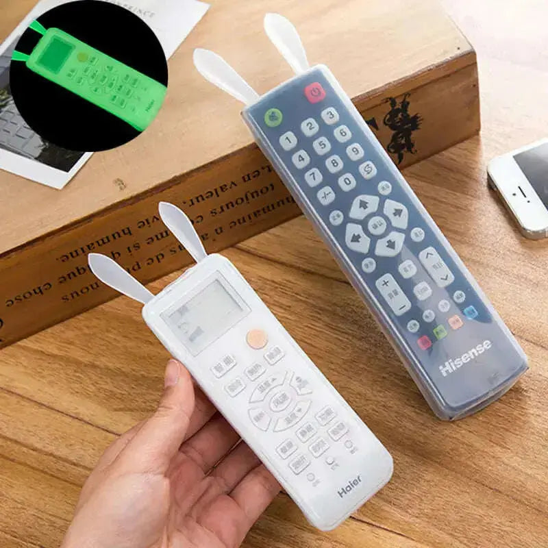 Remote-Control-Dust-Cover-Lovely-Rabbit-Air-condition-Waterproof-Silicone-Cases-Protector-Cute-Rabbit-Ear-Luminous-GreatEagleInc-334115635