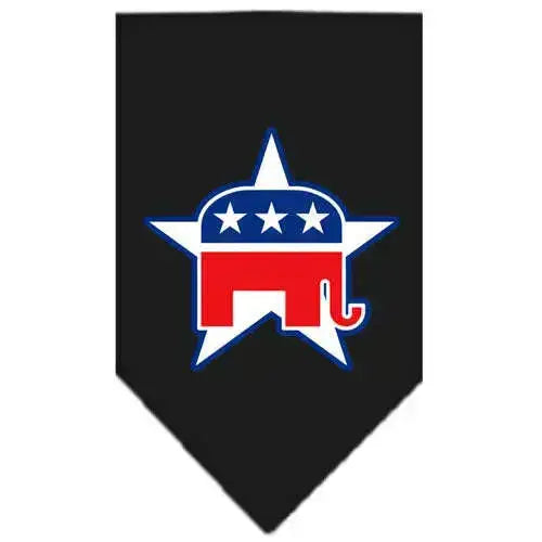 Republican-Screen-Print-Bandana-Black-Small-GreatEagleInc-318947389