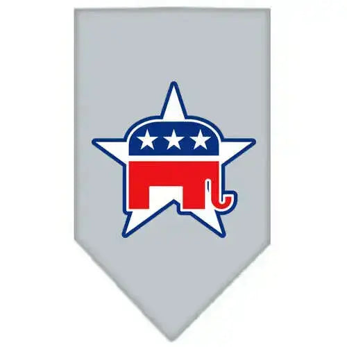Republican-Screen-Print-Bandana-Grey-Small-GreatEagleInc-318947756