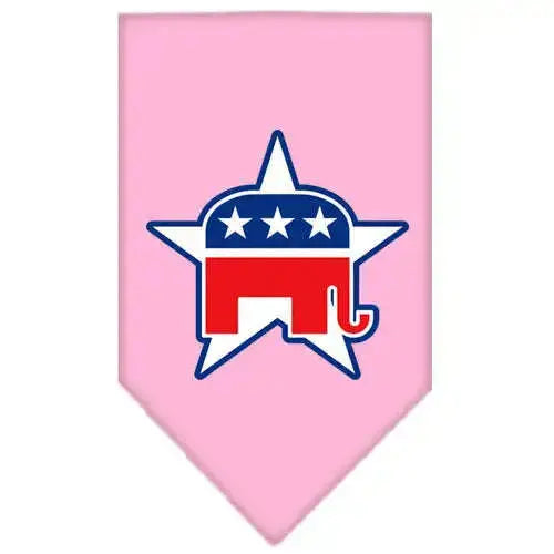 Republican-Screen-Print-Bandana-Light-Pink-Small-GreatEagleInc-318947960
