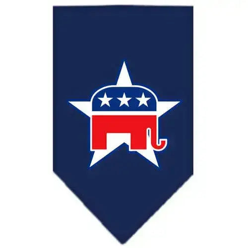 Republican-Screen-Print-Bandana-Navy-Blue-Large-GreatEagleInc-319085483