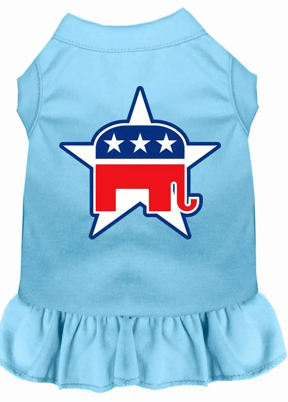 Republican-Screen-Print-Dress-Baby-Blue-Sm-GreatEagleInc-318869413