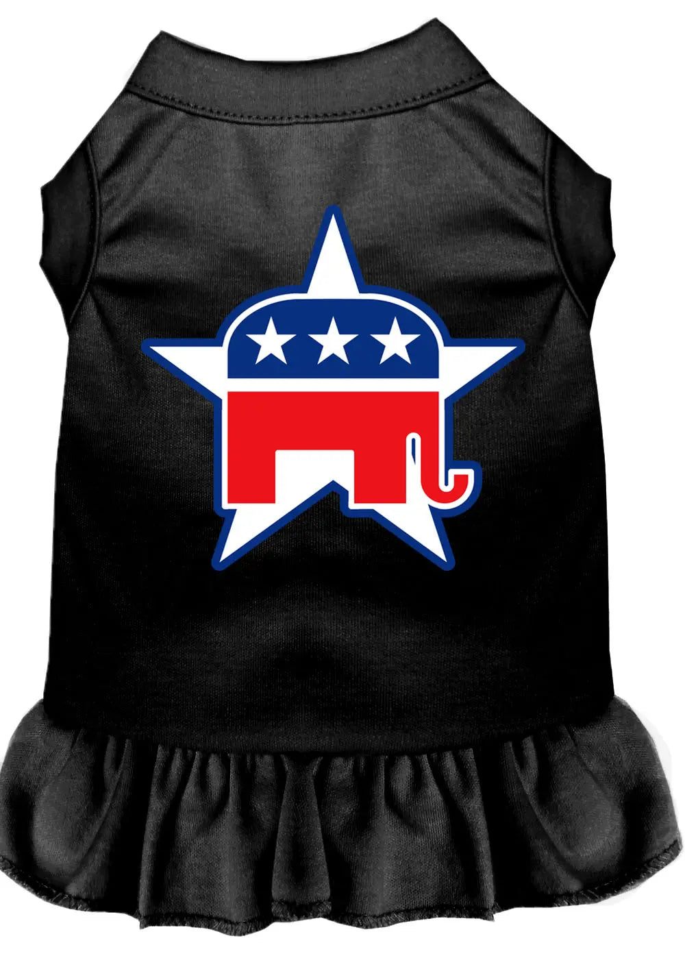 Republican Screen Print Dress Black Xxxl Default Title