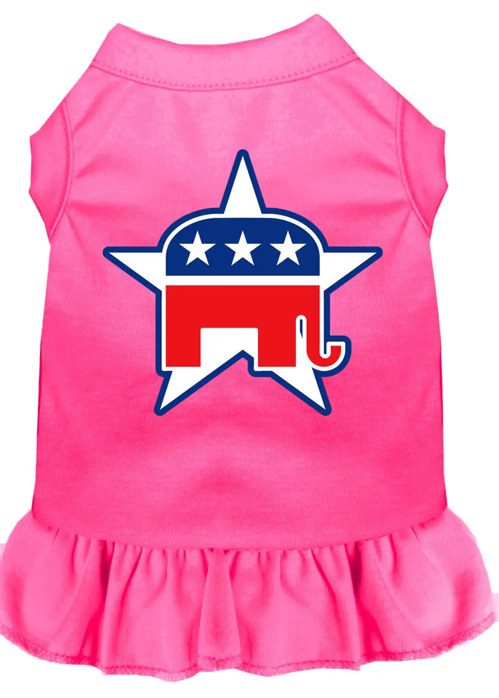 Republican Screen Print Dress Bright Pink Xxxl Default Title