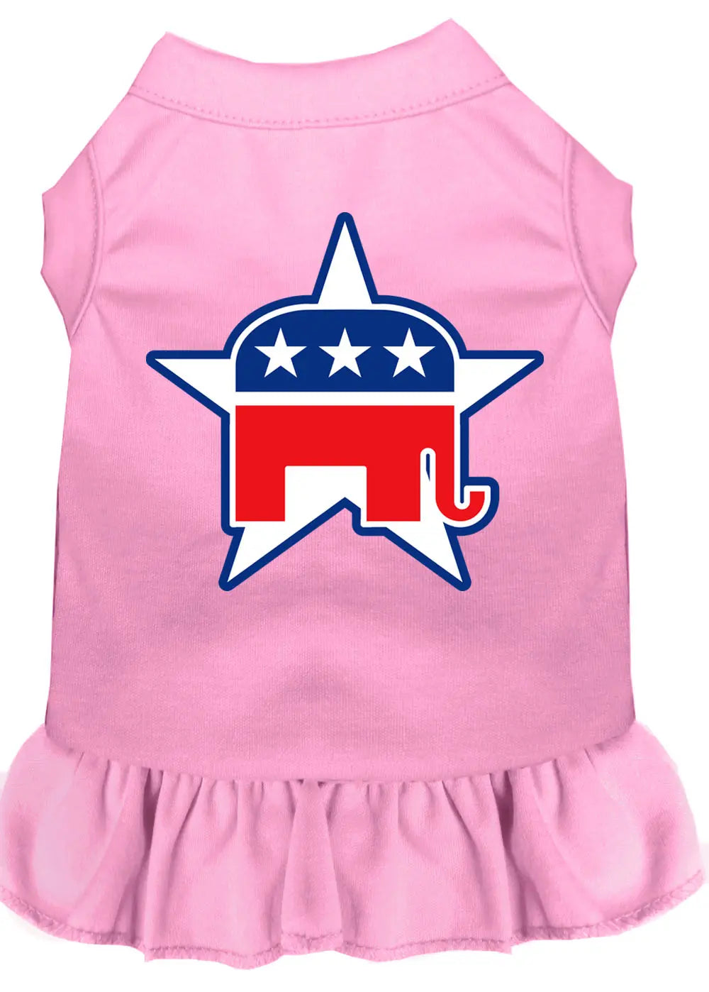 Republican Screen Print Dress Light Pink Xl Default Title